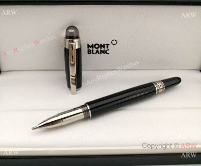 Copy Mont Blanc Starwalker DOUE Black Rollerball Pen Best Gift